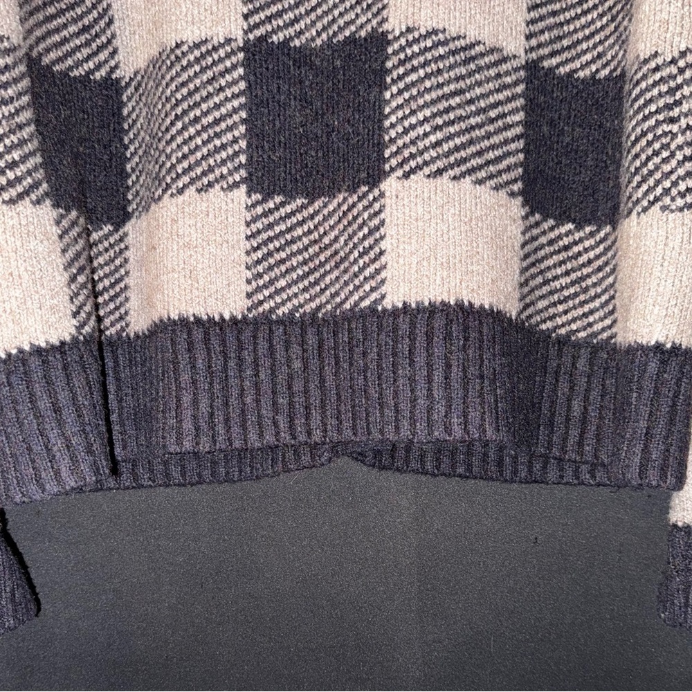 Madewell Plaid-Mix Colburne Cardigan Sweater in Coziest Yarn 
Heather Shadow XS - Picture 13 of 13